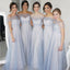 Elegant Off the Shoulder Charming Formal A Line Cheap Bridesmaid Dresses, WG147 - Wish Gown