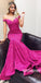 Off the Shoulder Mermaid Long Prom Dresses, MD1114