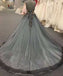 Gorgeous Spaghetti Strap Sweetheart Ball Gown Long Prom Dresses, SG112