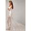 Chic Design One Shoulder Lace Top See Through Sexy Mermaid Lace Up Wedding Dresses, WD0143 - Wish Gown